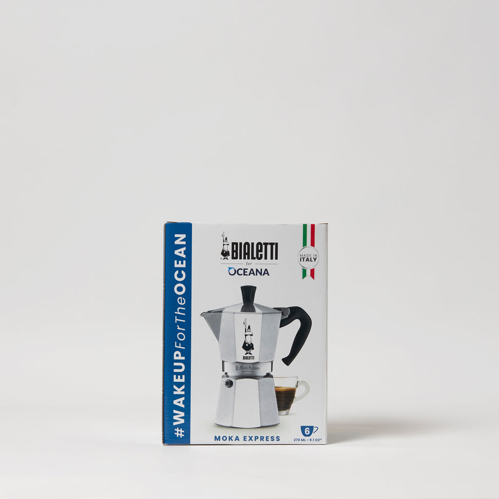 Bialetti Moka Express Stovetop Brewer (6-Cup)